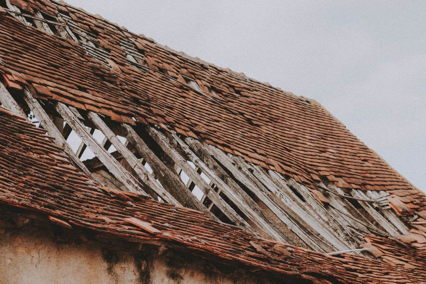 Roof replacement, before